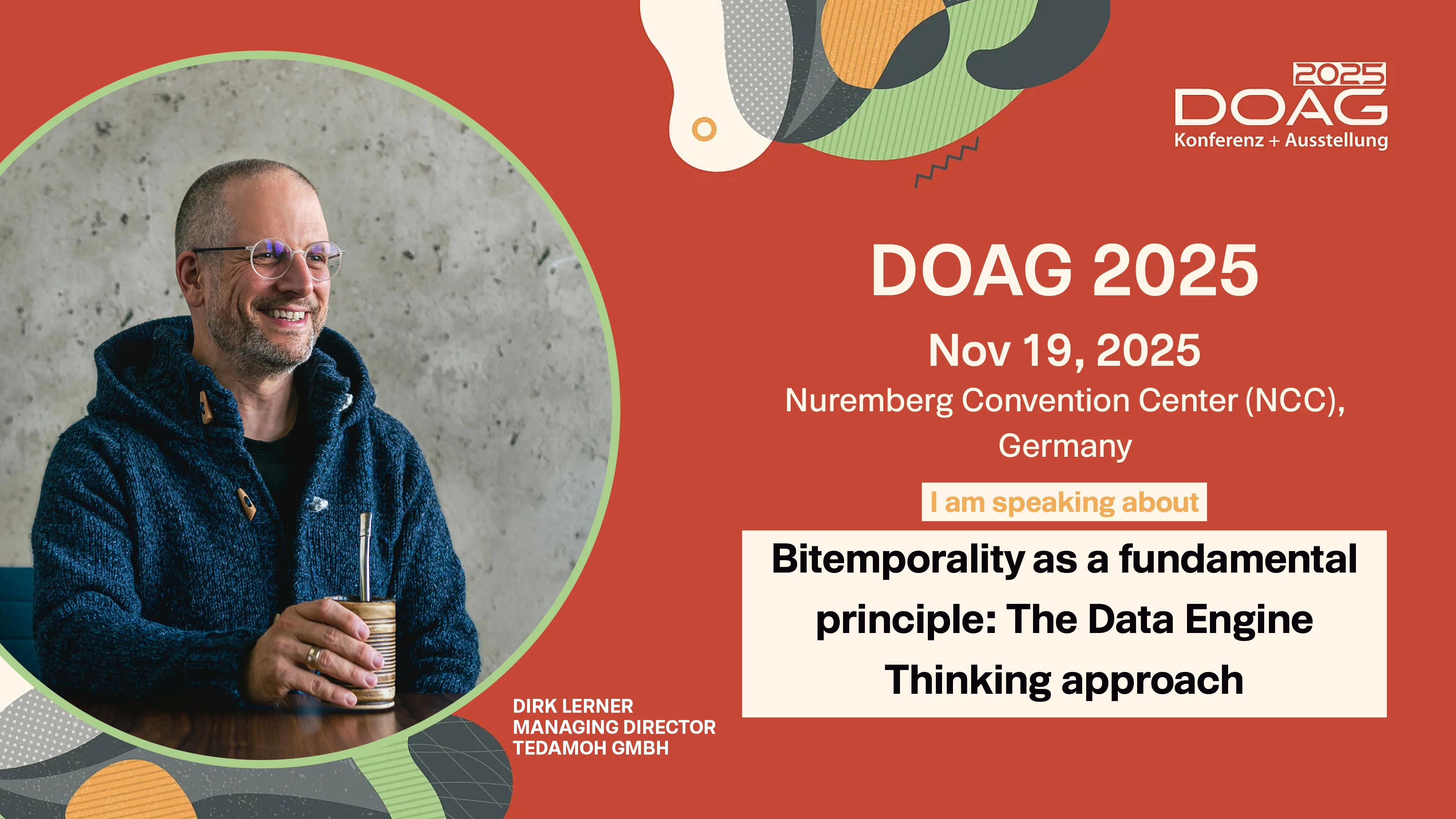 Bitemporality as a fundamental principle: The Data Engine Thinking approach | DOAG, with Dirk Lerner