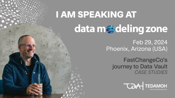 I am speaking at data modeling zonme US 2024